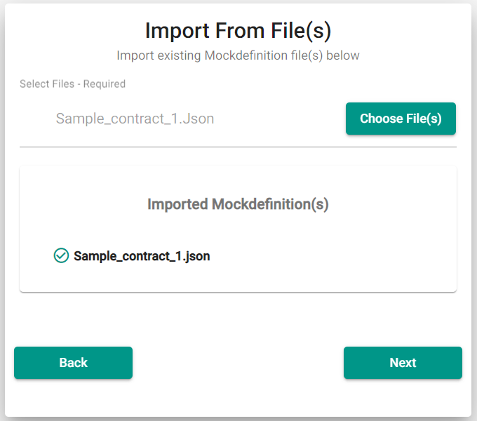 Mockdefinition Import From File