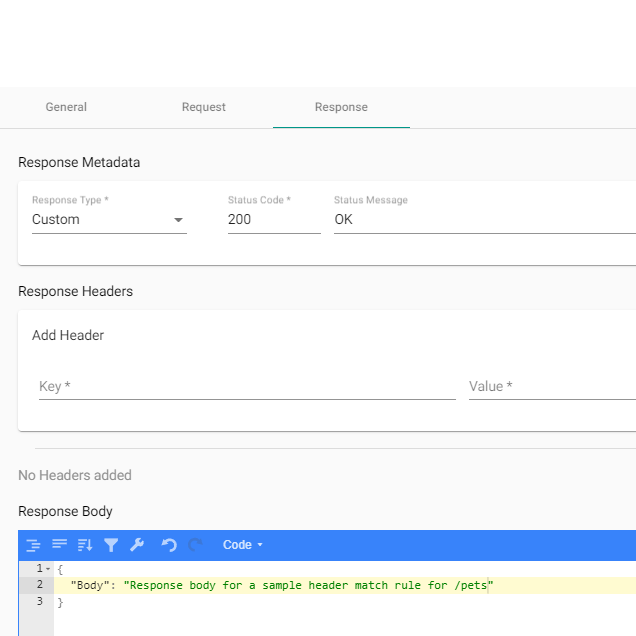 Header Request Match - Response