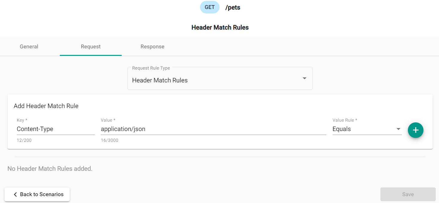 Header Request Match - Request